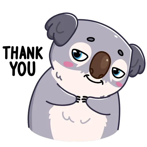 ☺️ Стикер «Kozy Koala» для Telegram