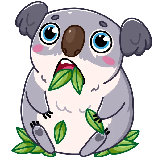 😳 Стикер «Kozy Koala» для Telegram