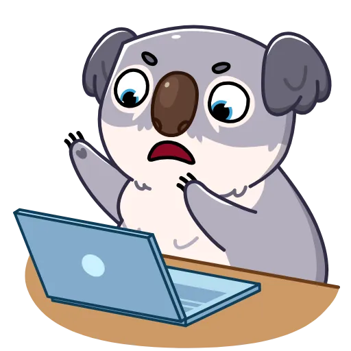 😠 Стикер «Kozy Koala» для Telegram