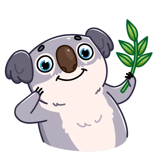 👋 Стикер «Kozy Koala» для Telegram