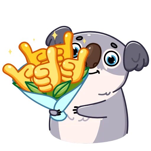 👍 Стикер «Kozy Koala» для Telegram