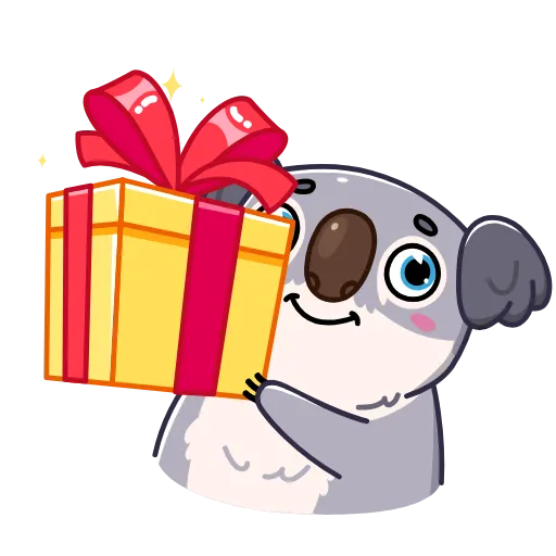 🎁 Стикер «Kozy Koala» для Telegram