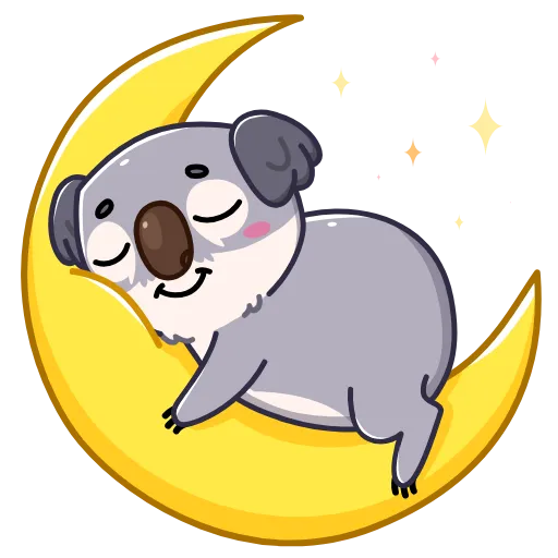 😴 Стикер «Kozy Koala» для Telegram