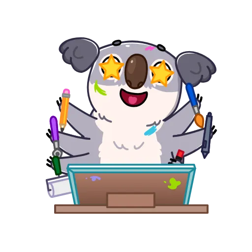 🎨 Стикер «Kozy Koala» для Telegram