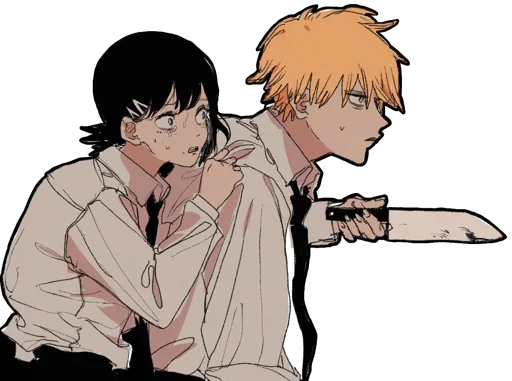 🥺 Стикер «Kobeni Higashiyama (CSM)» для Telegram