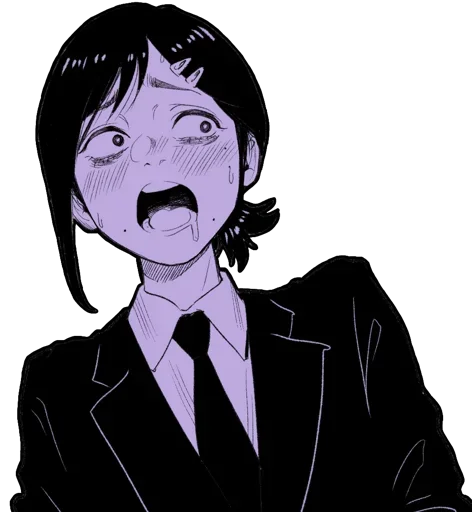 😳 Стикер «Kobeni Higashiyama (CSM)» для Telegram
