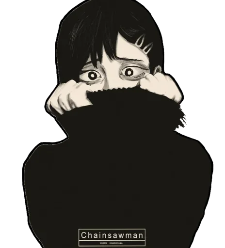 😳 Стикер «Kobeni Higashiyama (CSM)» для Telegram