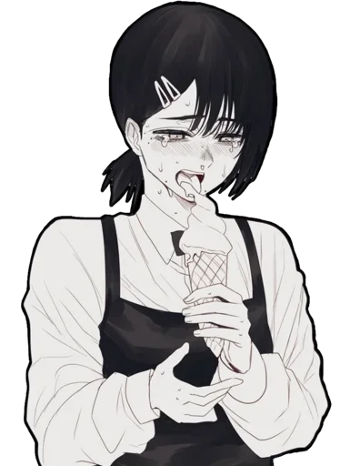 🥺 Стикер «Kobeni Higashiyama (CSM)» для Telegram
