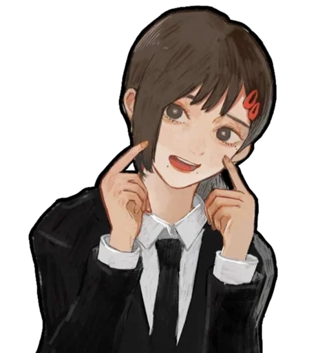 🥹 Стикер «Kobeni Higashiyama (CSM)» для Telegram