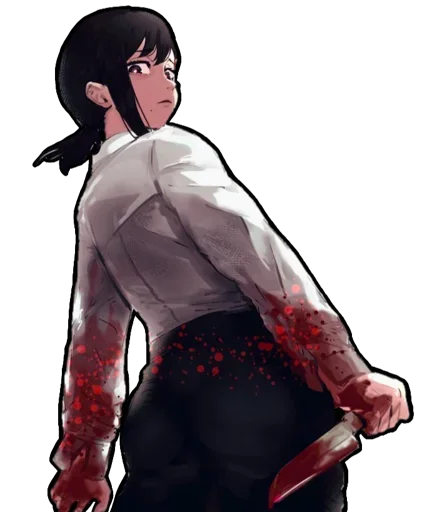 🔪 Стикер «Kobeni Higashiyama (CSM)» для Telegram