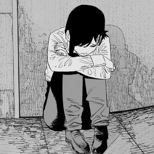 😔 Стикер «Kobeni(Shainsaw Man)» для Telegram
