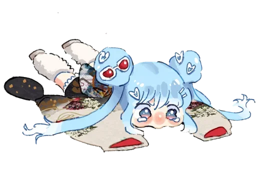 🥺 Стикер «Kobo Kanaeru» для Telegram