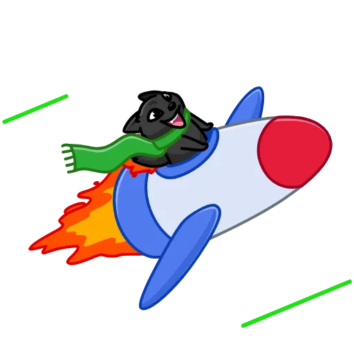 🚀 Стикер «Kochi Ken» для Telegram