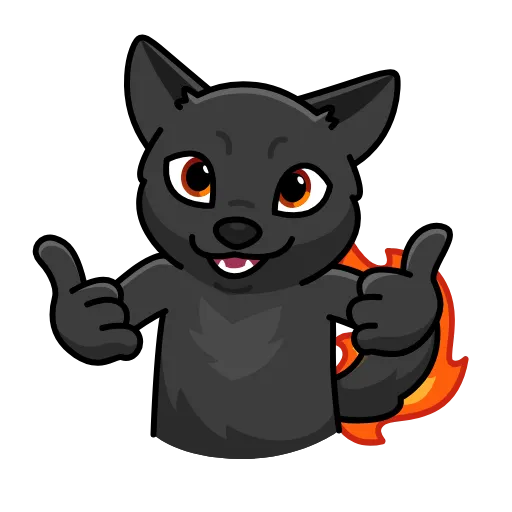 ☺️ Стикер «Kochi Ken» для Telegram