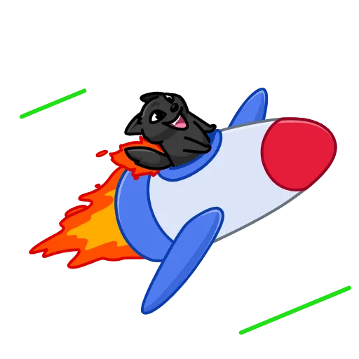 🚀 Стикер «Kochi Ken» для Telegram