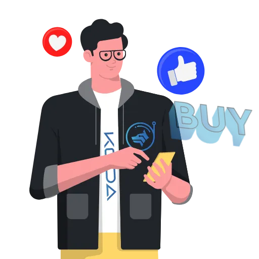 👍 Стикер «Koda Crypto» для Telegram