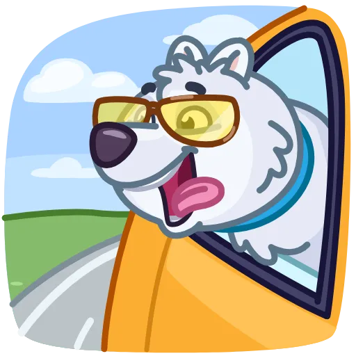 🚗 Стикер «Big Floof» для Telegram