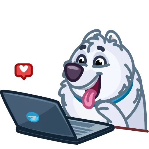 💕 Стикер «Big Floof» для Telegram
