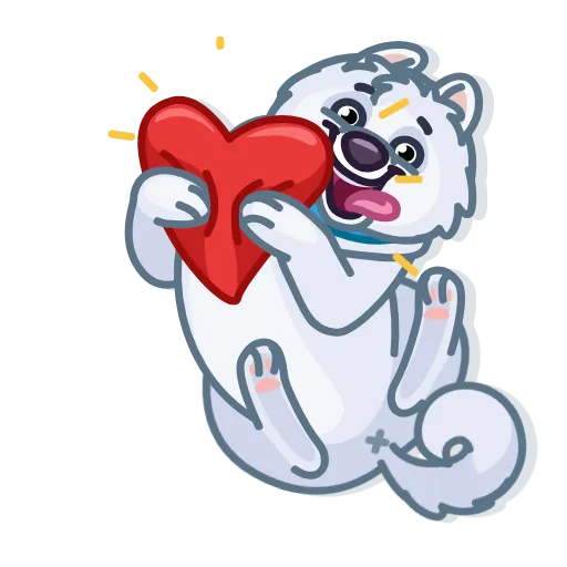 ❤️ Стикер «Big Floof» для Telegram