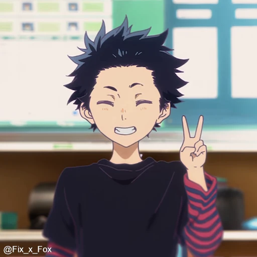 ✌️ Стикер «Koe no Katachi» для Telegram