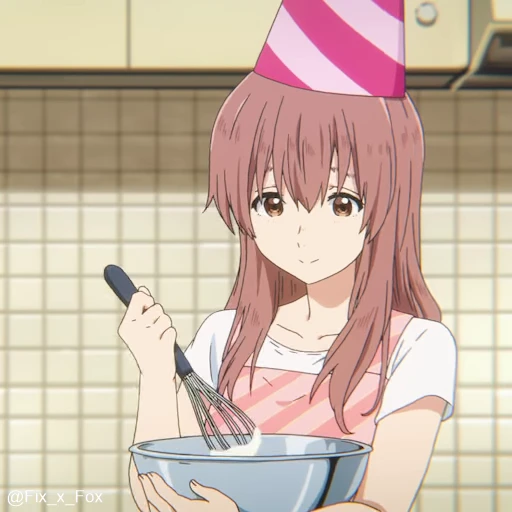 🥳 Стикер «Koe no Katachi» для Telegram