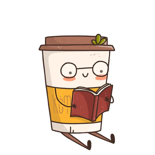 🤓 Стикер «Кофанчик» для Telegram