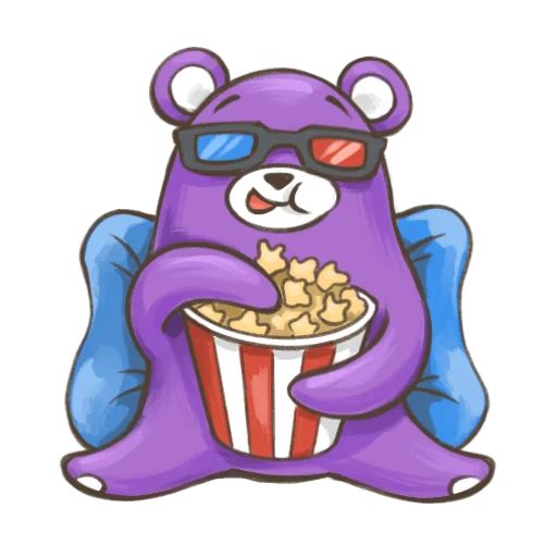 🍿 Стикер «koftyonyshi» для Telegram