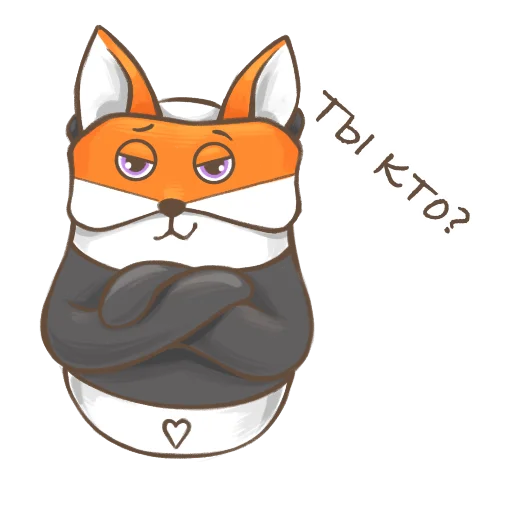 🦊 Стикер «koftyonyshi» для Telegram