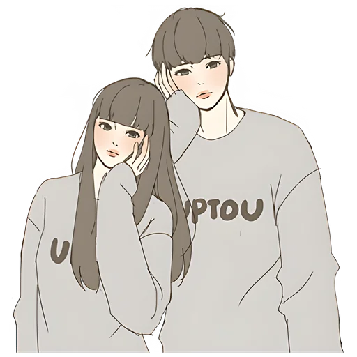 😊 Стикер «Когда мы влюбляемся» для Telegram