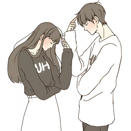 😔 Стикер «Когда мы влюбляемся» для Telegram