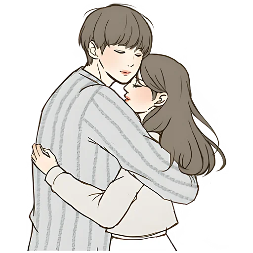 🥰 Стикер «Когда мы влюбляемся» для Telegram