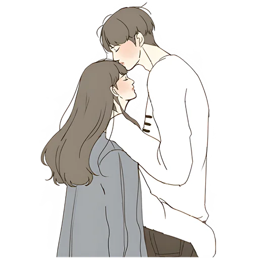 😘 Стикер «Когда мы влюбляемся» для Telegram