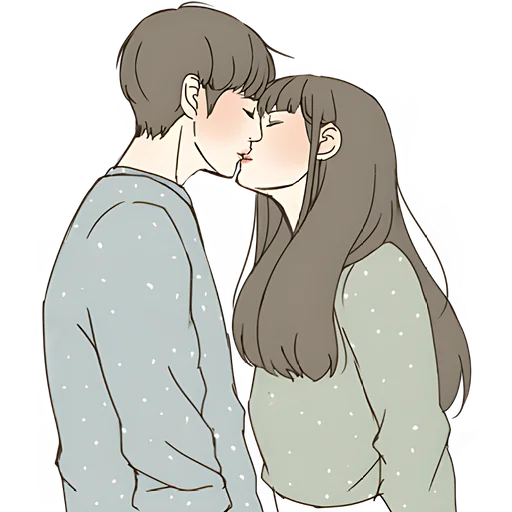 😘 Стикер «Когда мы влюбляемся» для Telegram