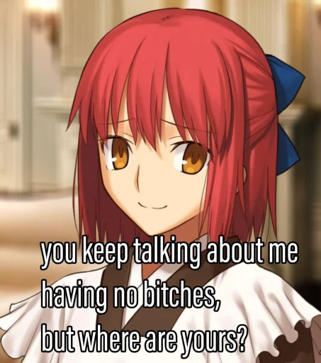 😌 Стикер «Kohaku says things» для Telegram