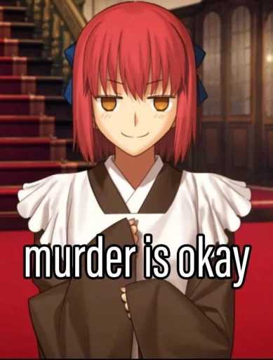 🔪 Стикер «Kohaku says things» для Telegram