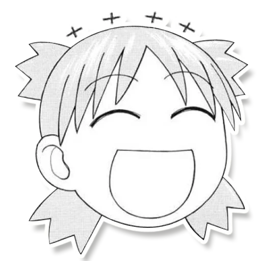 😄 Стикер «YOTSUBA&!» для Telegram