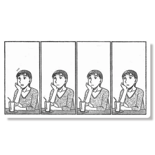 🤔 Стикер «YOTSUBA&!» для Telegram
