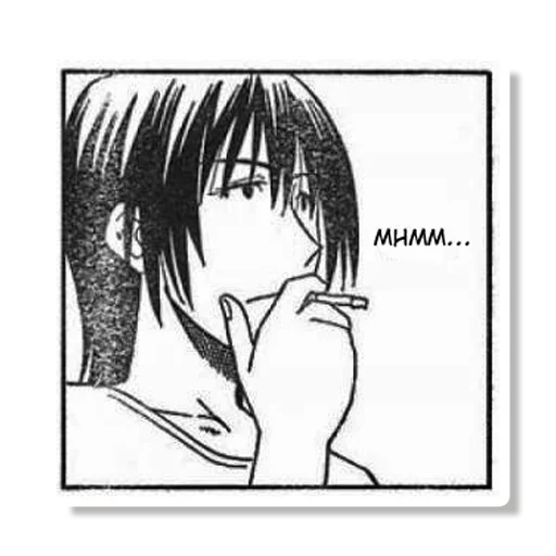 💭 Стикер «YOTSUBA&!» для Telegram