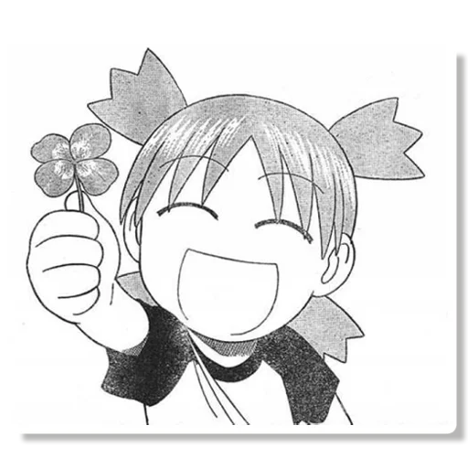 🍀 Стикер «YOTSUBA&!» для Telegram