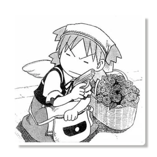 🔫 Стикер «YOTSUBA&!» для Telegram