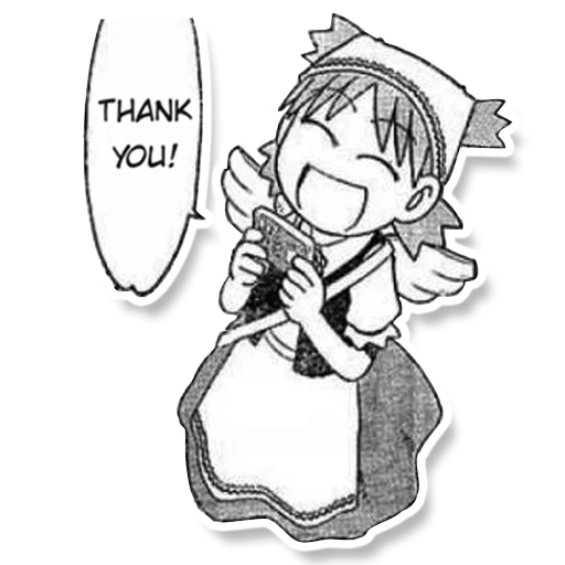 🙇‍♂️ Стикер «YOTSUBA&!» для Telegram