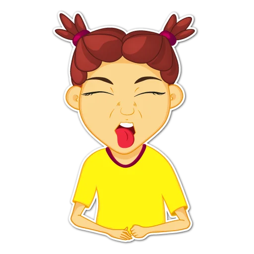 😝 Стикер «Kokletka» для Telegram