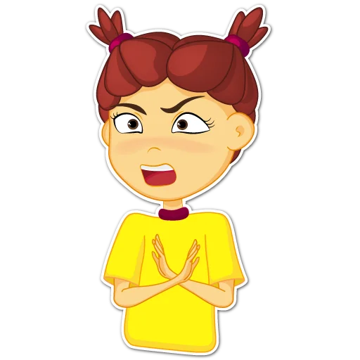 🙅‍♀️ Стикер «Kokletka» для Telegram