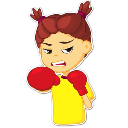 👊 Стикер «Kokletka» для Telegram