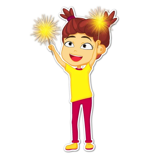 🥳 Стикер «Kokletka» для Telegram