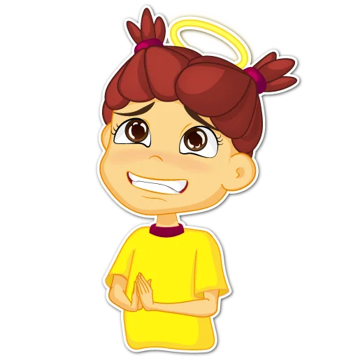 😇 Стикер «Kokletka» для Telegram