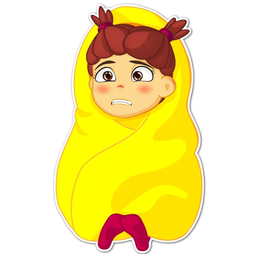 🥶 Стикер «Kokletka» для Telegram