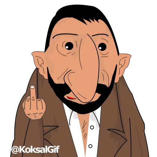 🖕 Стикер «KoksalGif» для Telegram