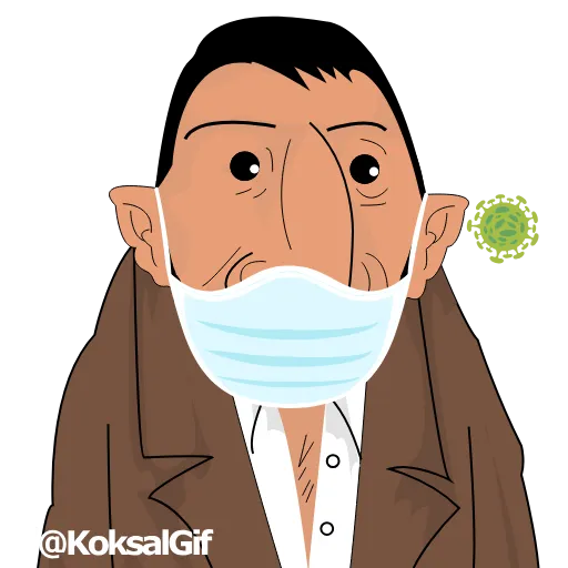 😷 Стикер «KoksalGif» для Telegram