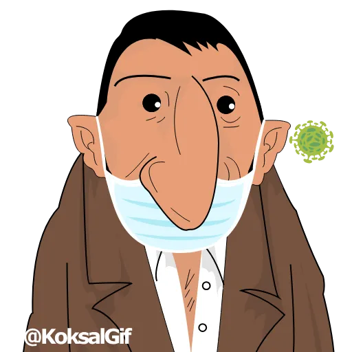 😷 Стикер «KoksalGif» для Telegram